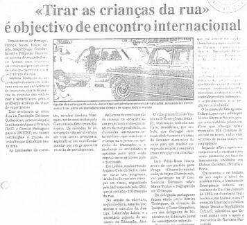 Notícia do "O Dia" - 22 de Junho de 1991