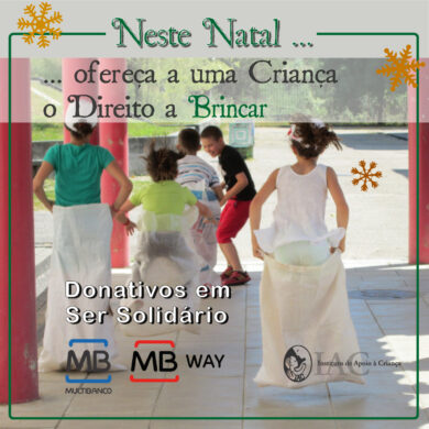 Neste Natal ofereça a uma Criança o Direito a Brincar