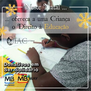 Neste Natal ofereça a uma Criança o Direito à Educação